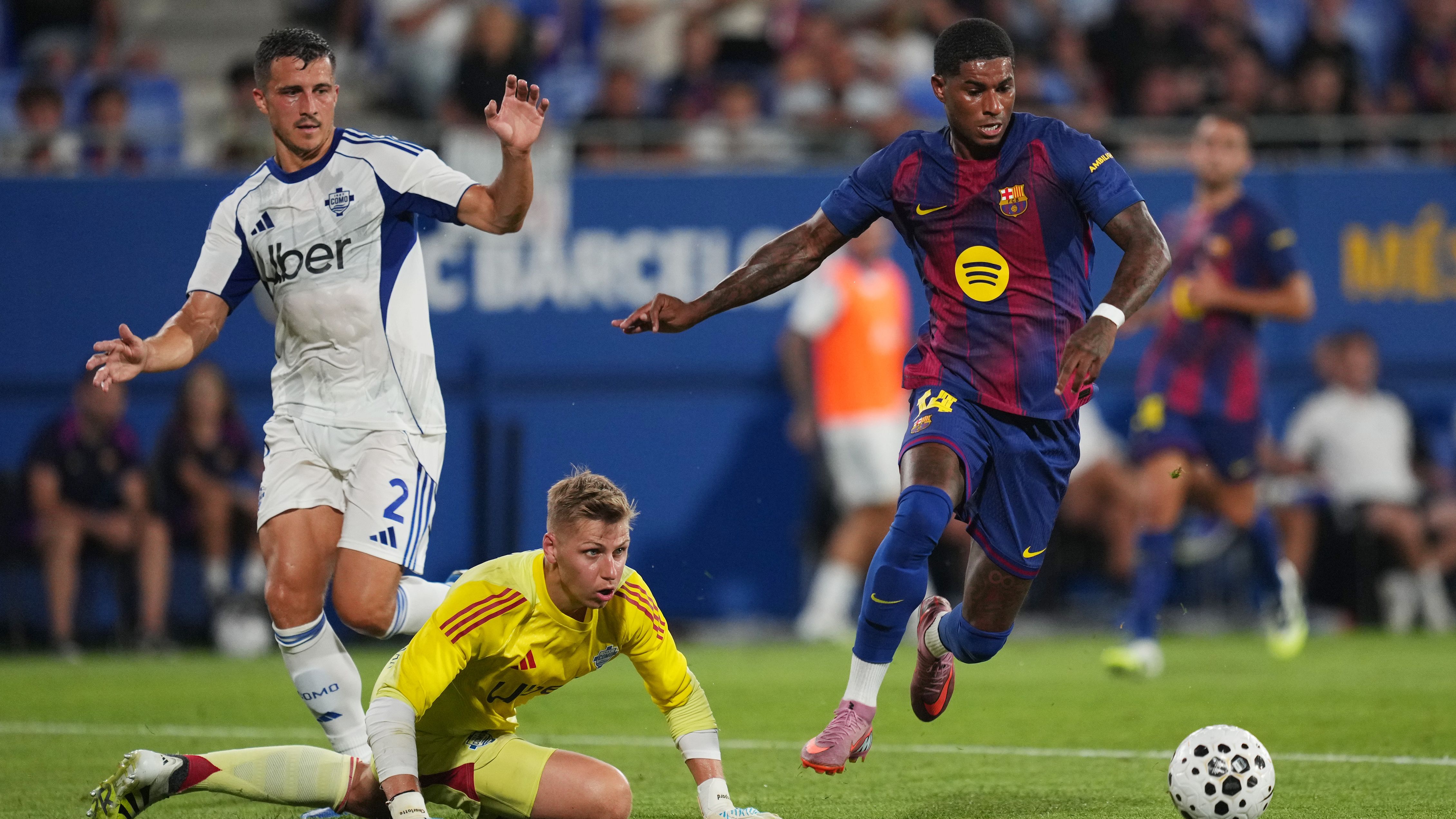 برشلونة ثراش كومو في كأس جوان غامبر: تألق يامال ودور لوبيز النجمي
