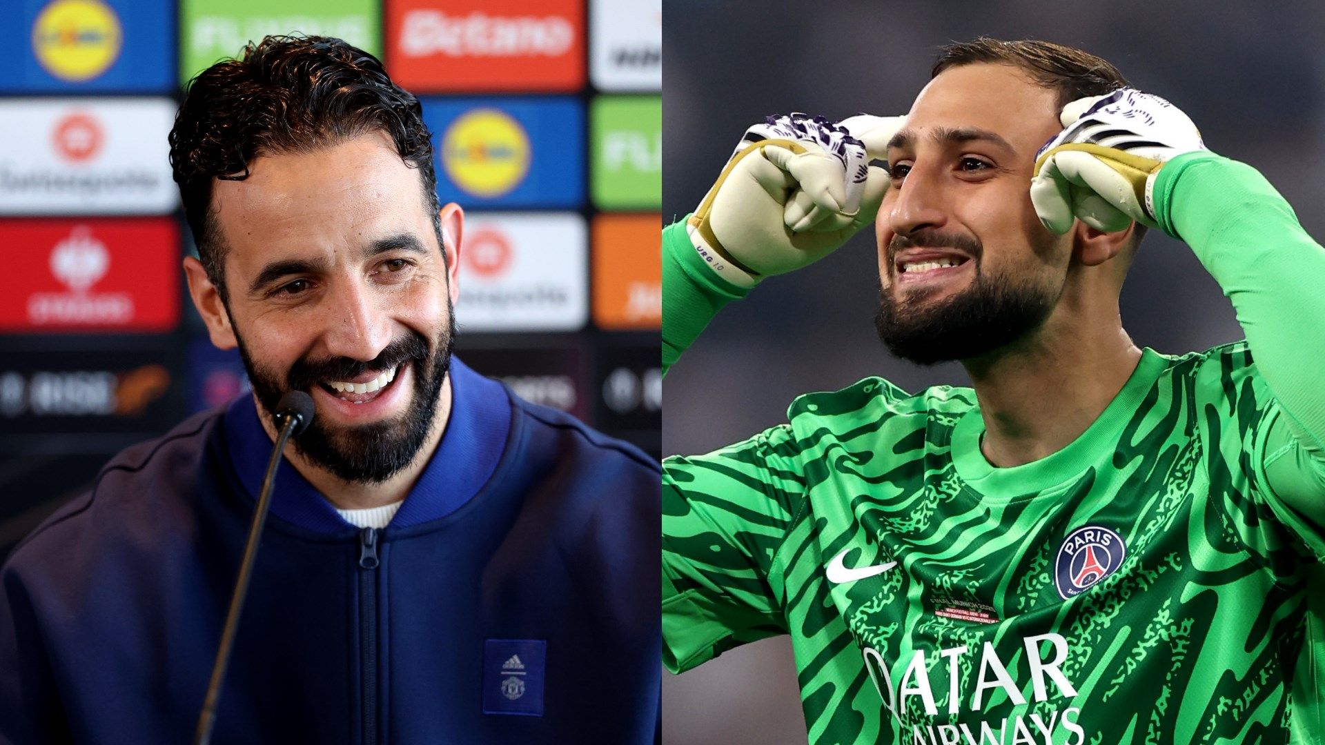 فيديو: مشجع لمانشستر يونايتد يسأل روبن أموريم إذا كان سيوقع مع جيانلويجي دوناروما بينما يرى مدرب الشياطين الحمر جانبًا مضحكًا في سؤال الانتقالات