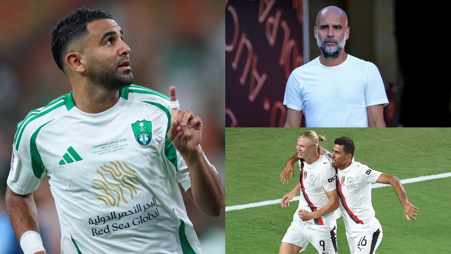 عودة رياض محرز غير المعلنة لتدريبات مانشستر سيتي: لقاء مع بيب جوارديولا وزملائه السابقين