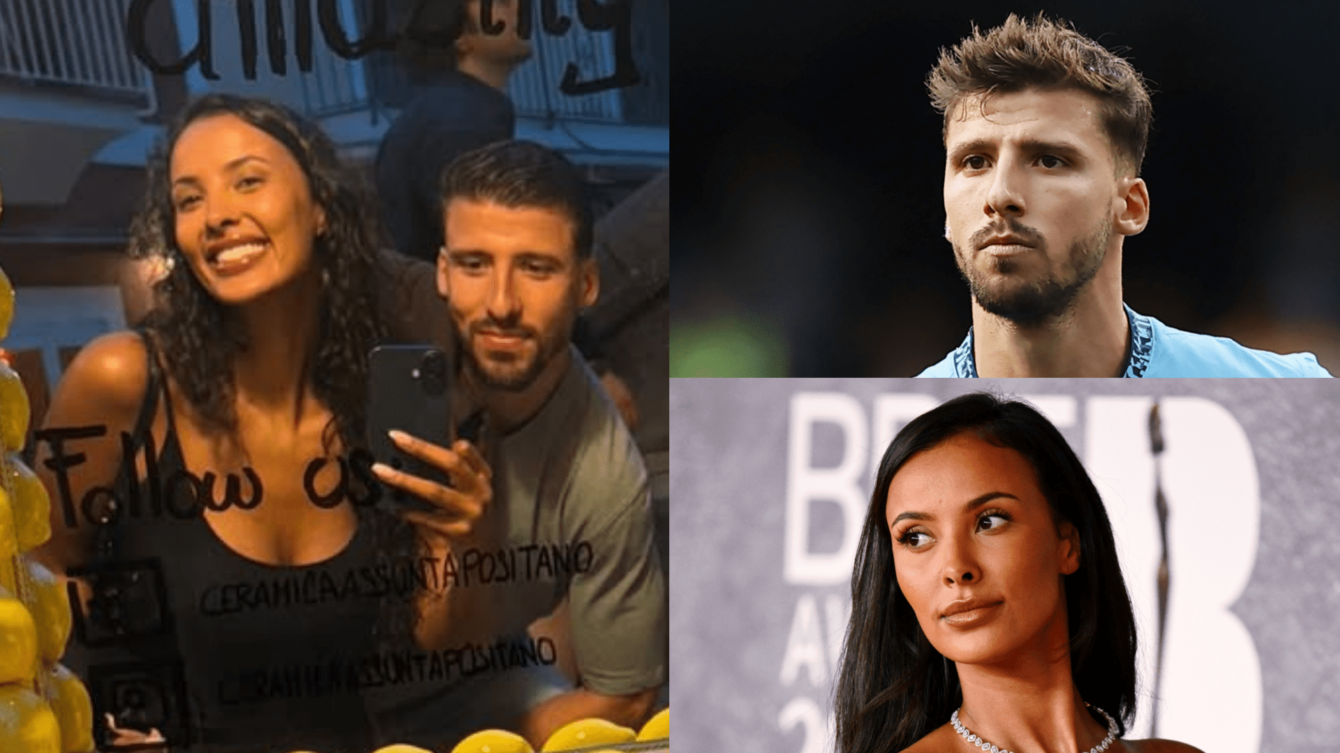 مايا جاما تستعرض مجموعة الجوائز الرائعة التي حصل عليها صديقها روبن دياس بينما يلتقي نجم Love Island مع مدافع مانشستر سيتي