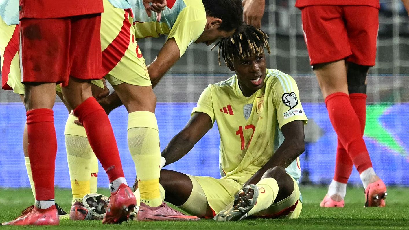 مشاركة نيكو ويليامز في مباراة دوري أبطال أوروبا أمام أرسنال محل شك بعد تأكيد نادي أتليتيك بيلباو إصابته العضلية خلال فوز إسبانيا على تركيا